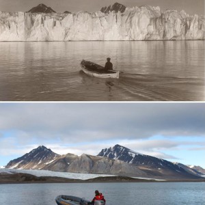 Aterradoras fotografías que constatan el cambio climático en los glaciares