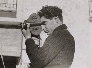Robert Capa fotografiado por Gerda Taro