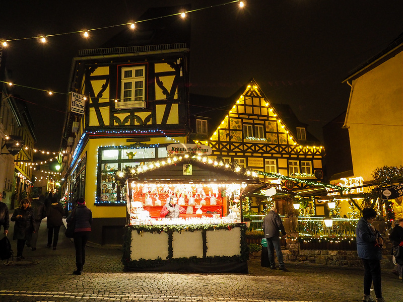 Rudesheim market. Mercadillo de Navidad