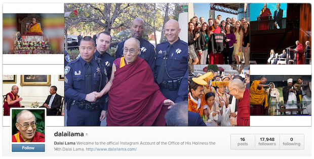 dalai lama instagram
