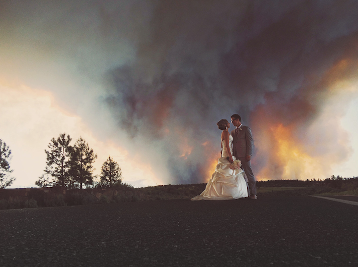 fotos boda incendio