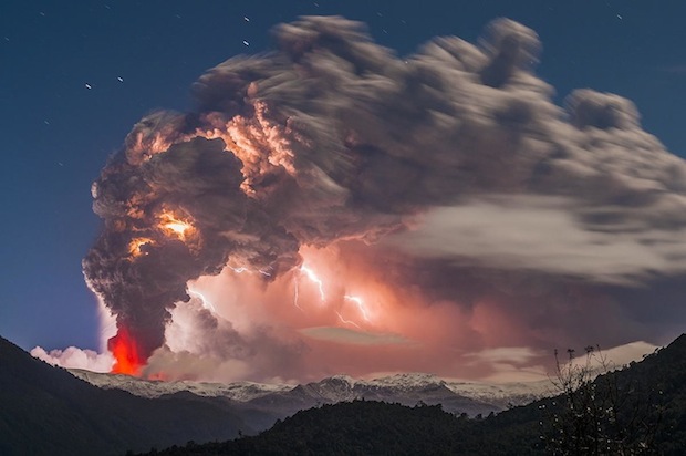 fotografías de volcán 