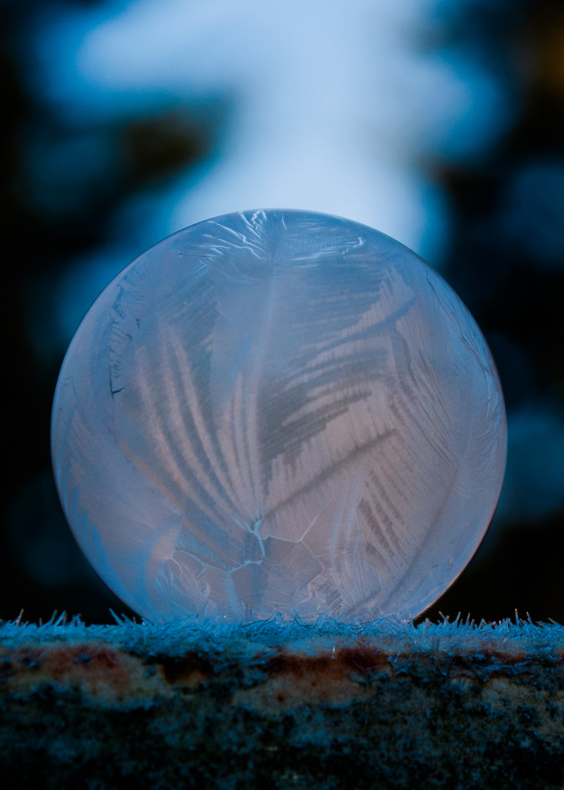 Burbujas congeladas