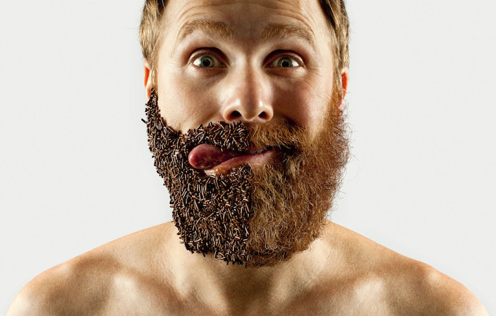 retratos de barbas originales 