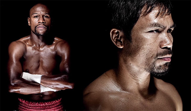 fotos mayweather y pacquiao