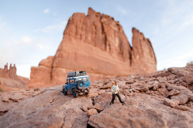 fotos creativas en miniatura