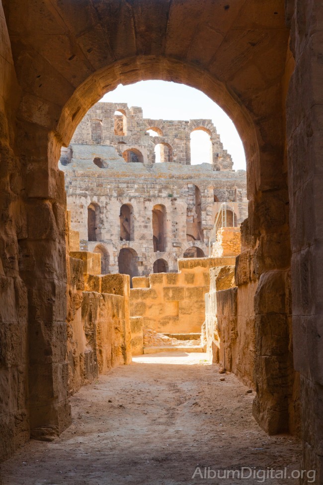 Acceso al interior del Coliseo
