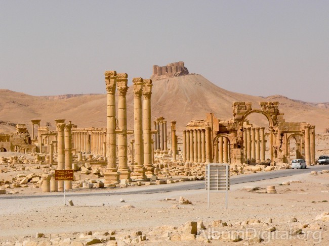 Acceso principal de Palmira