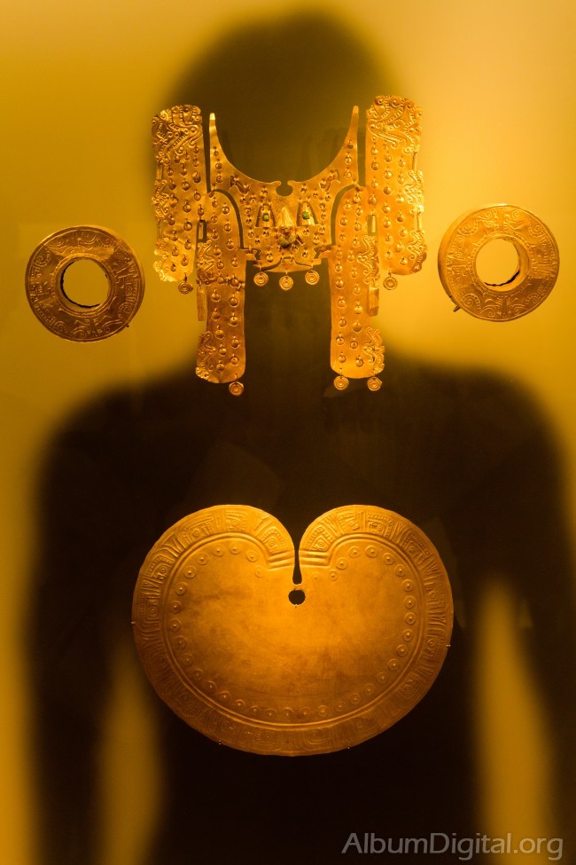 Adornos ceremoniales Museo del Oro Bogota