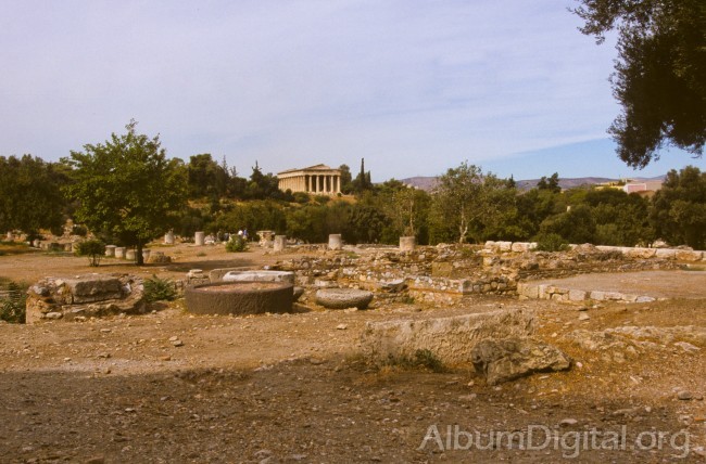 Agora de la antigua Atenas