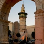 Foto Arco romano y minarete de Damasco