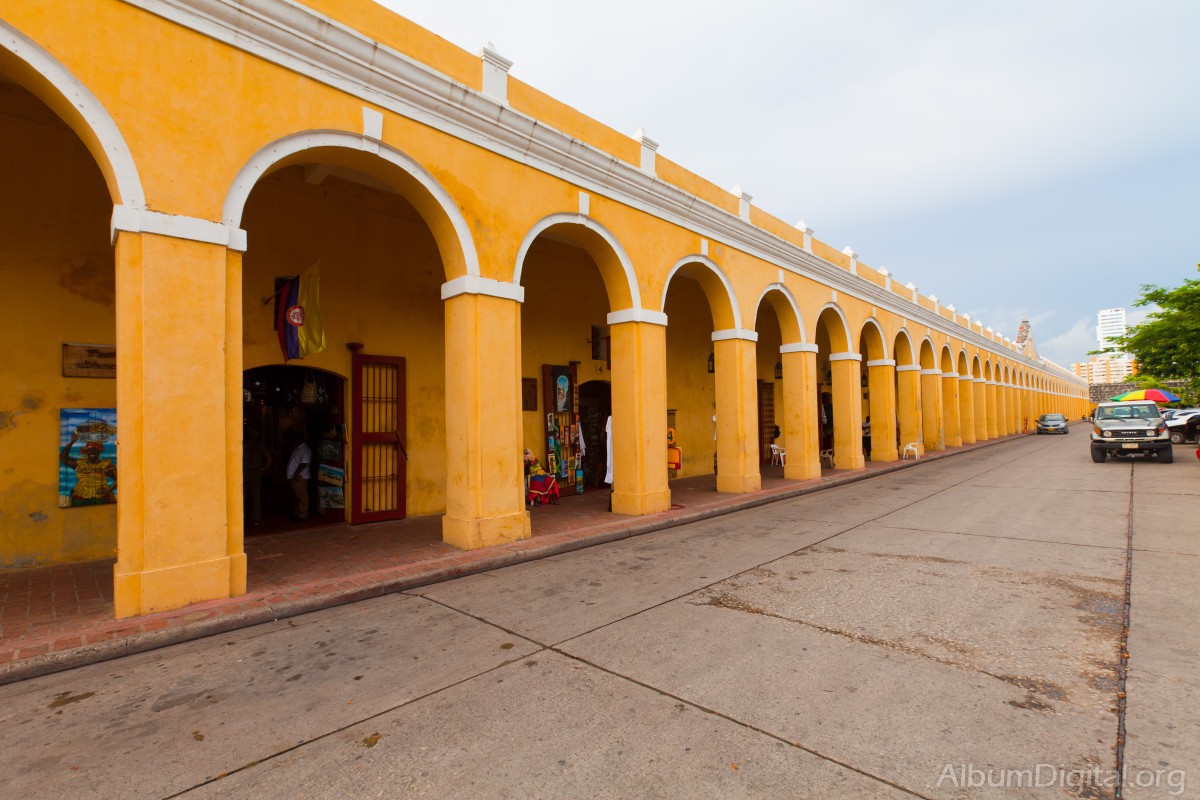 Arcos barrio colonial de Cartagena