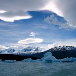 Foto Atardecer entre glaciares