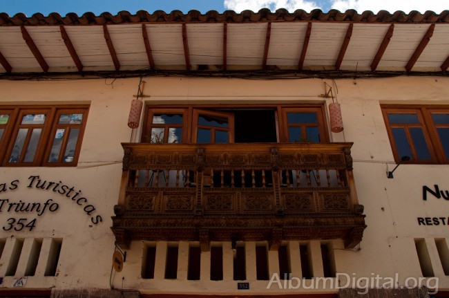 Balcon casa Colonial Cuzco