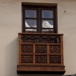 Foto Balcon tallado en madera