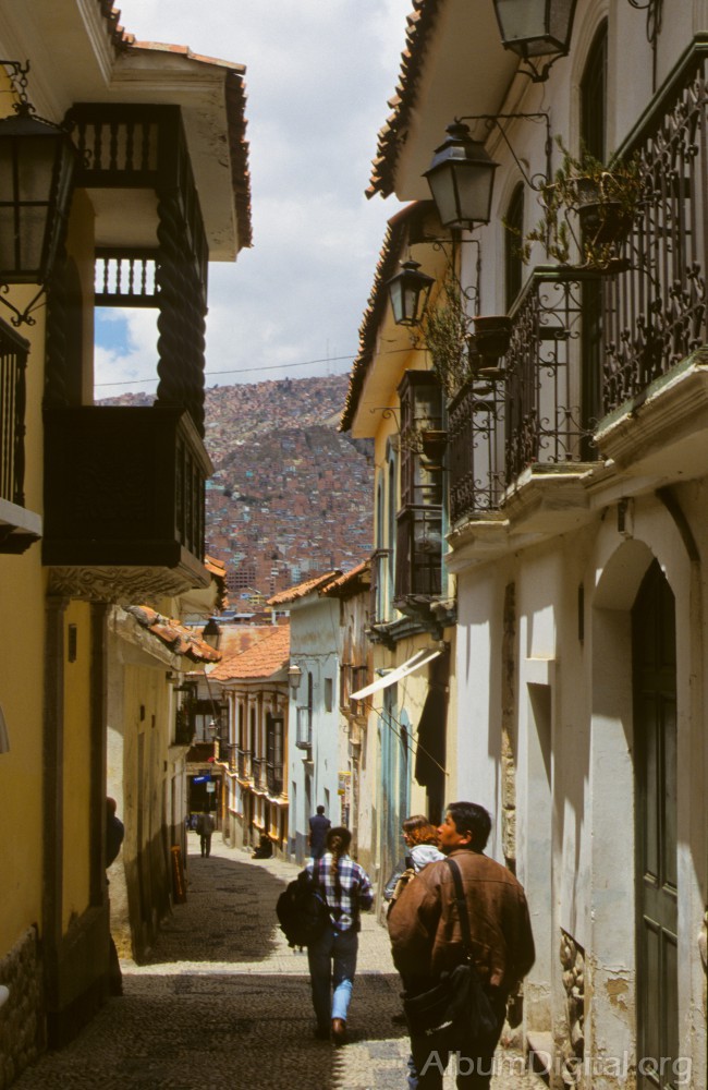 Barrio de La Paz Bolivia