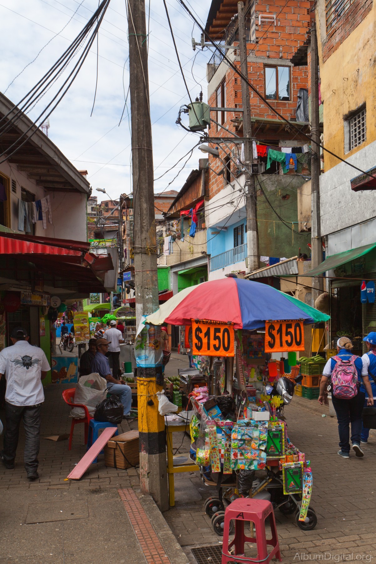 Barrio de Santo Domingo en Medellin
