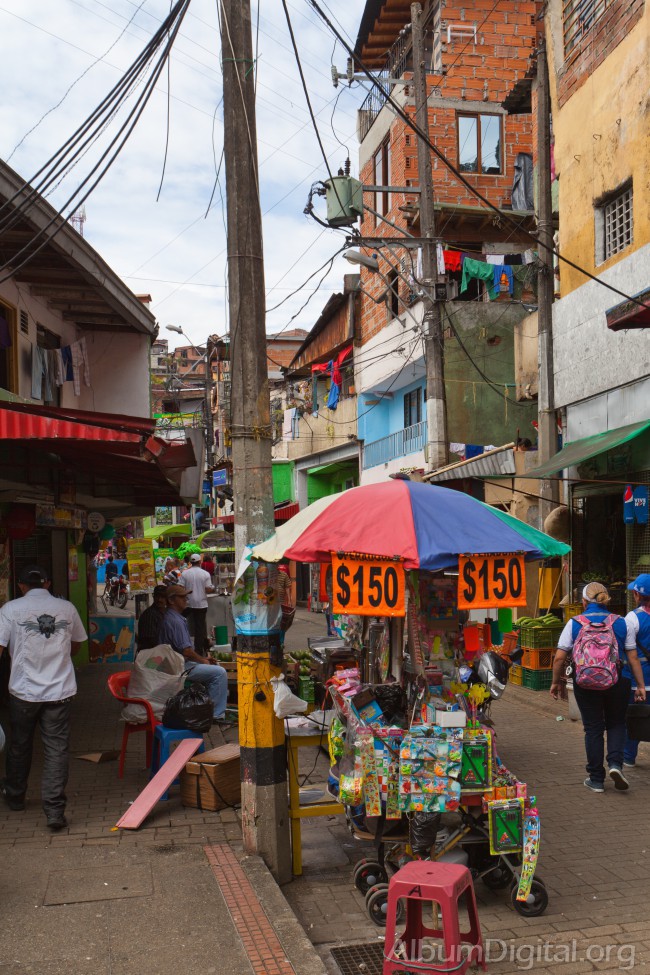 Barrio de Santo Domingo en Medellin