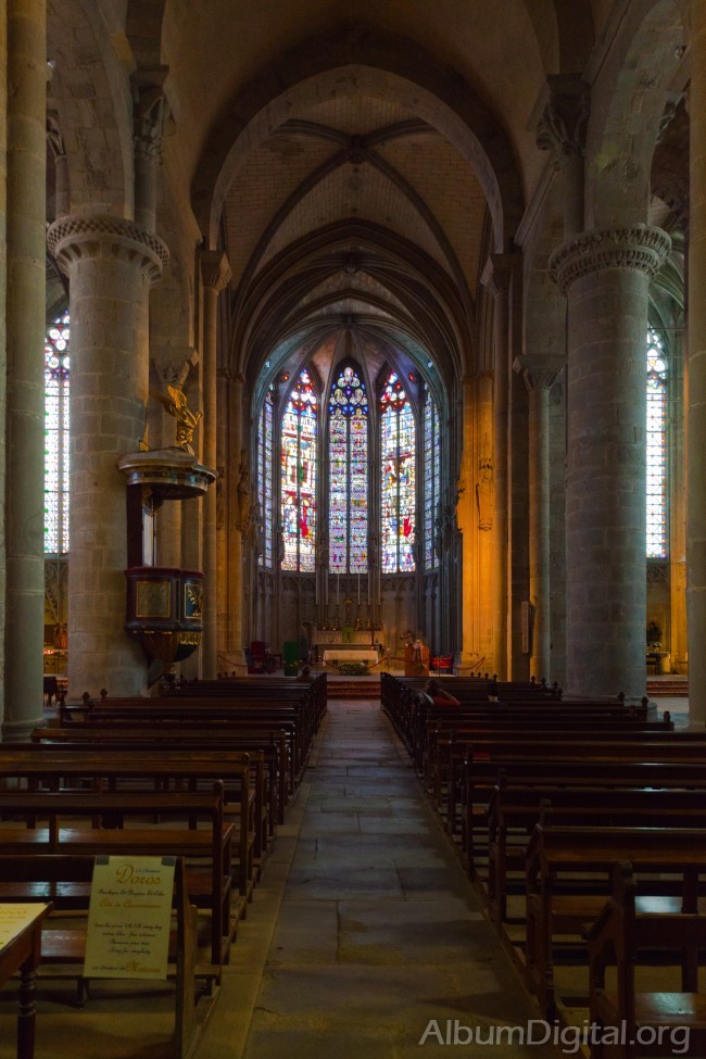 Boveda iglesia de San Nazario Carcassonne