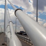 Foto Cables del puente colgante en Valencia