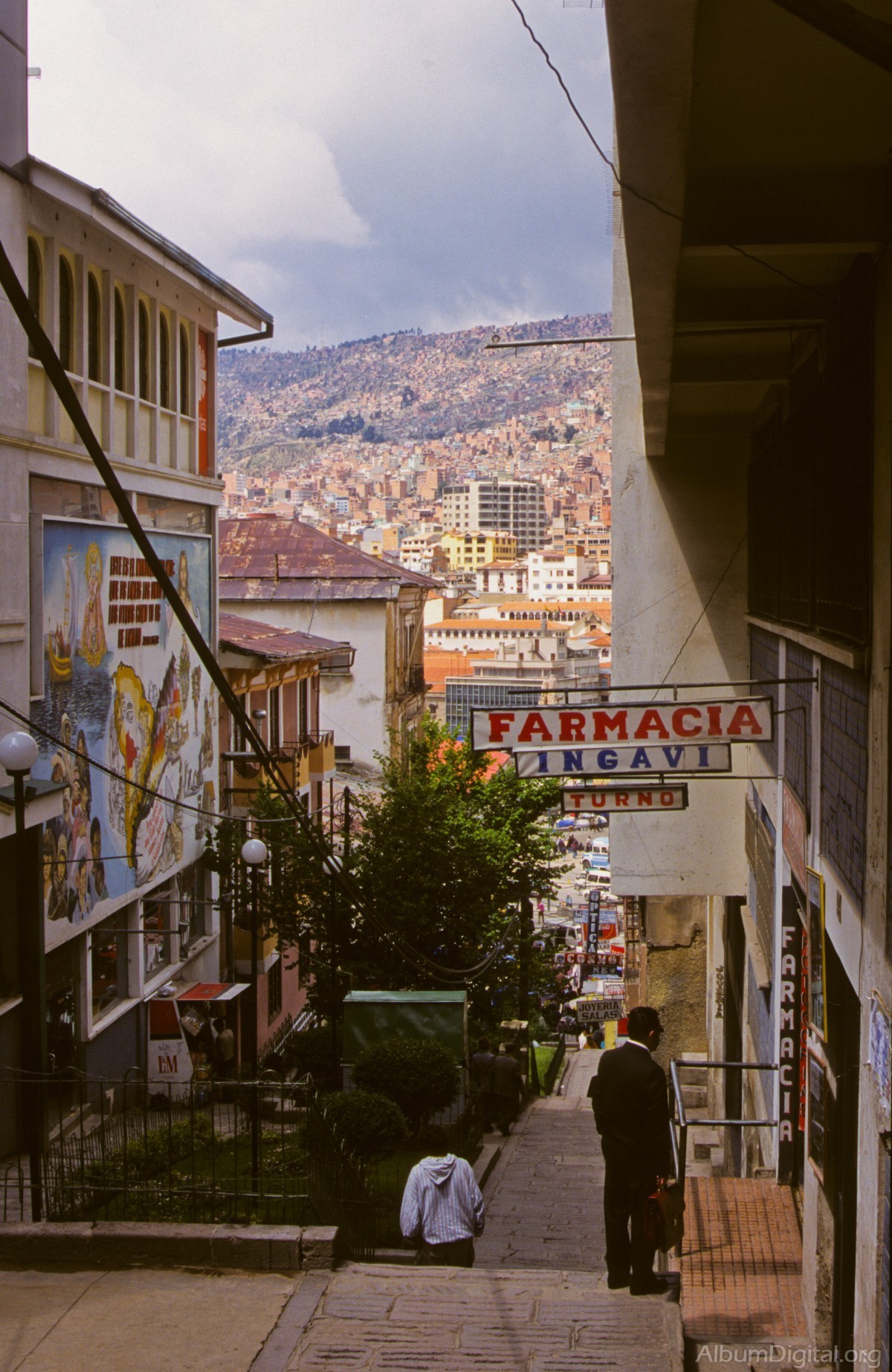 Calle escalonada de La Paz