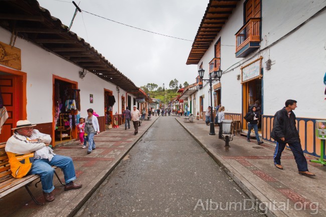 Calle principal de Salento Colombia