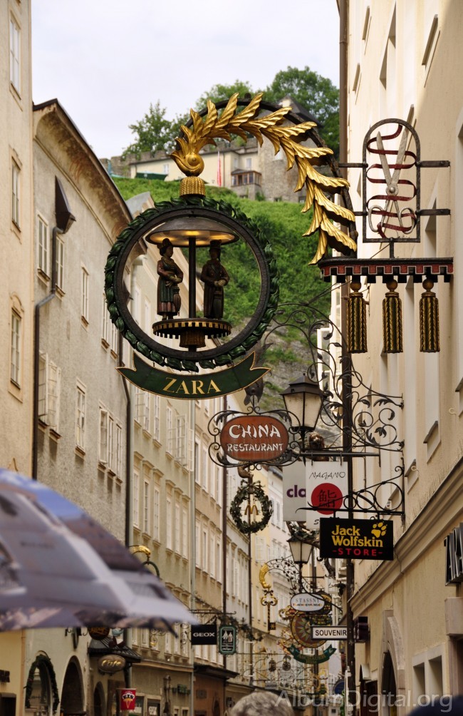 Calle tipica Salzburgo