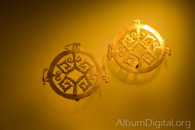 Colgantes de orejera Museo del Oro 