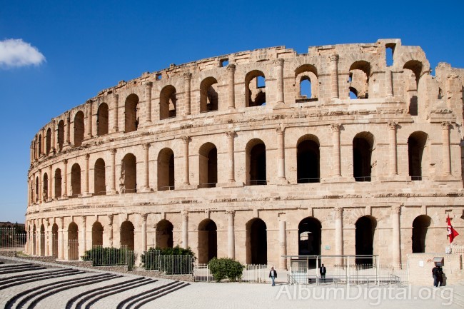 Coliseo romano de Tunez