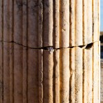 Foto Columna romana de marmol
