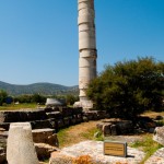 Foto Columna Templo de Polykrates