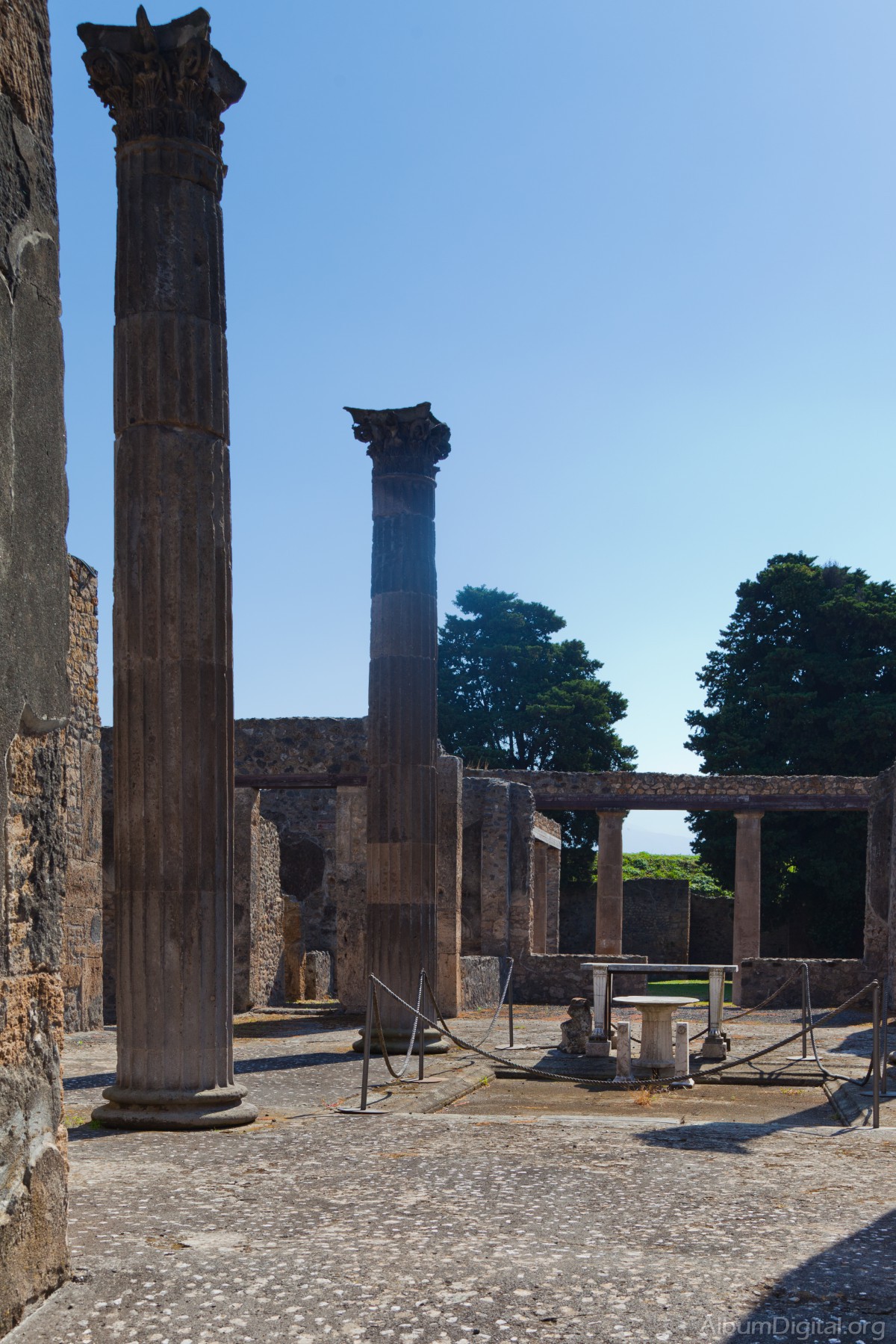 Columnas de Pompeya Italia