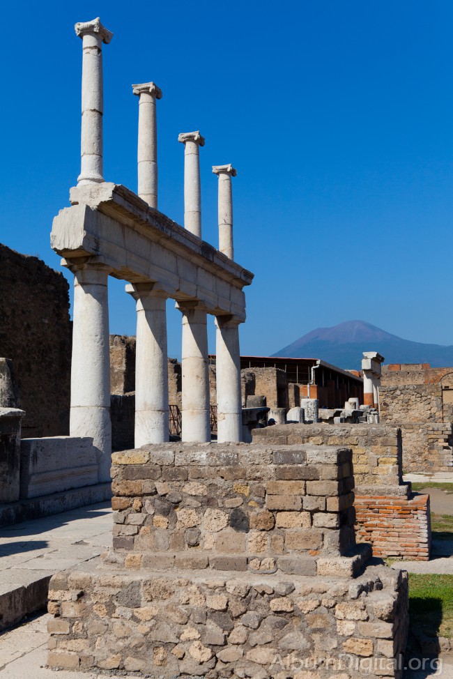 Columnas del Foro de Pompeya