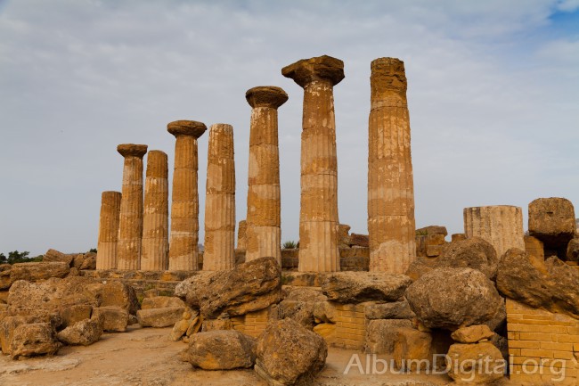 Columnas del Templo de Hercules de Agrigento