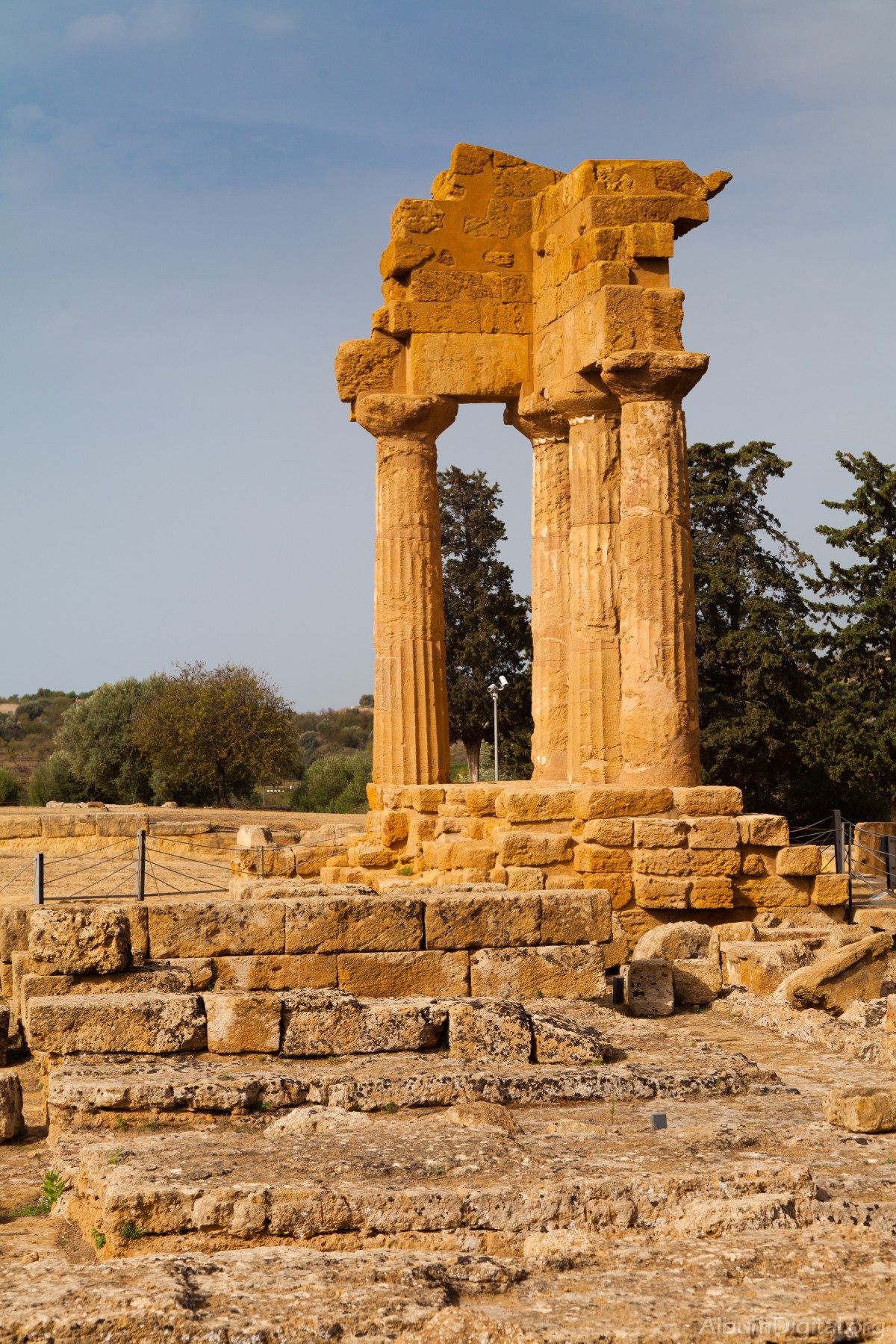 Columnas doricas del Valle de los Templos