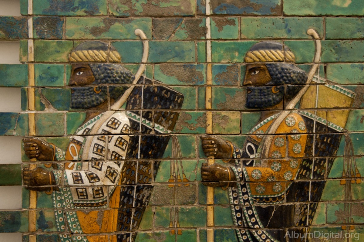 Detalle de mural Museo de Pergamo Berlin