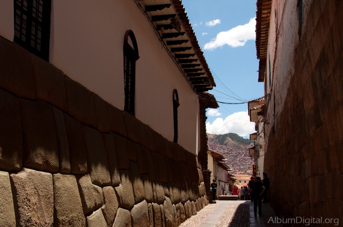 Detalle del muro casa de Cuzco