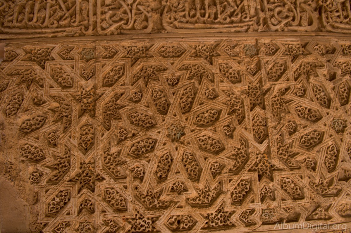 Detalle estucado arabe de la Alhambra