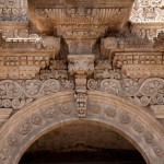 Foto  Detalle fachada iglesia  de Arequipa