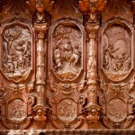 Foto Detalle sillas del coro Mezquita Cordoba