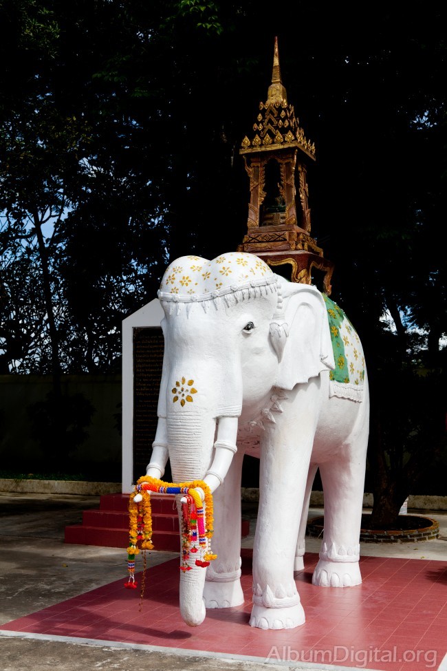 Escultura Elefante Blanco