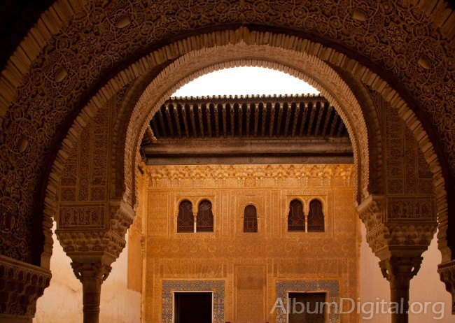 Fachada del Cuarto Dorado Alhambra