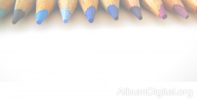 Fondo escolar Hofmann para album maxi punta lápices de colores