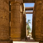 Foto Grandes columnas Templo de Luxor