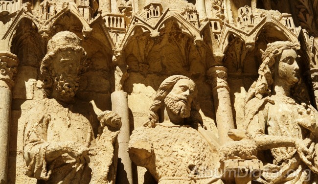 Grupo escultorico Catedral de Leon