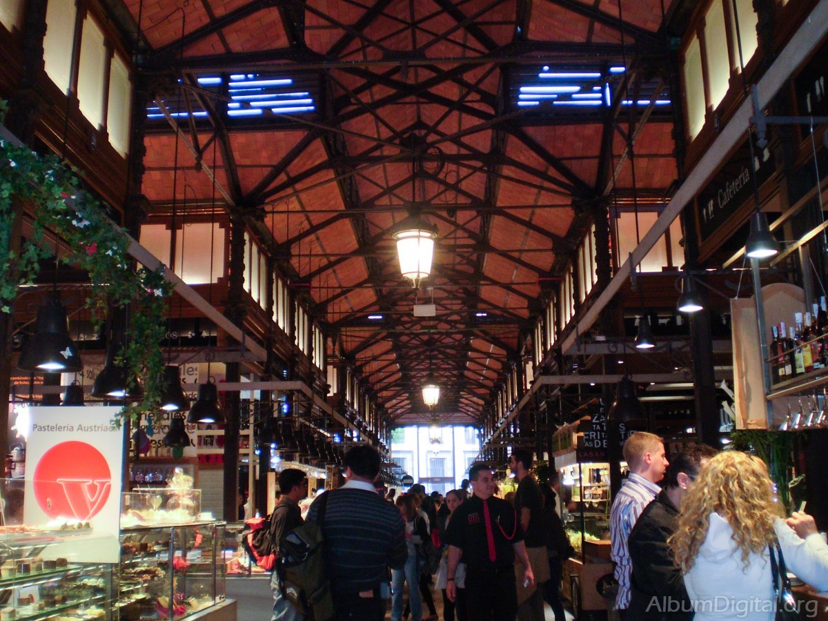 Interior del mercado