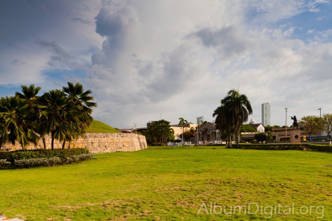 Jardines del castillo de Cartagena