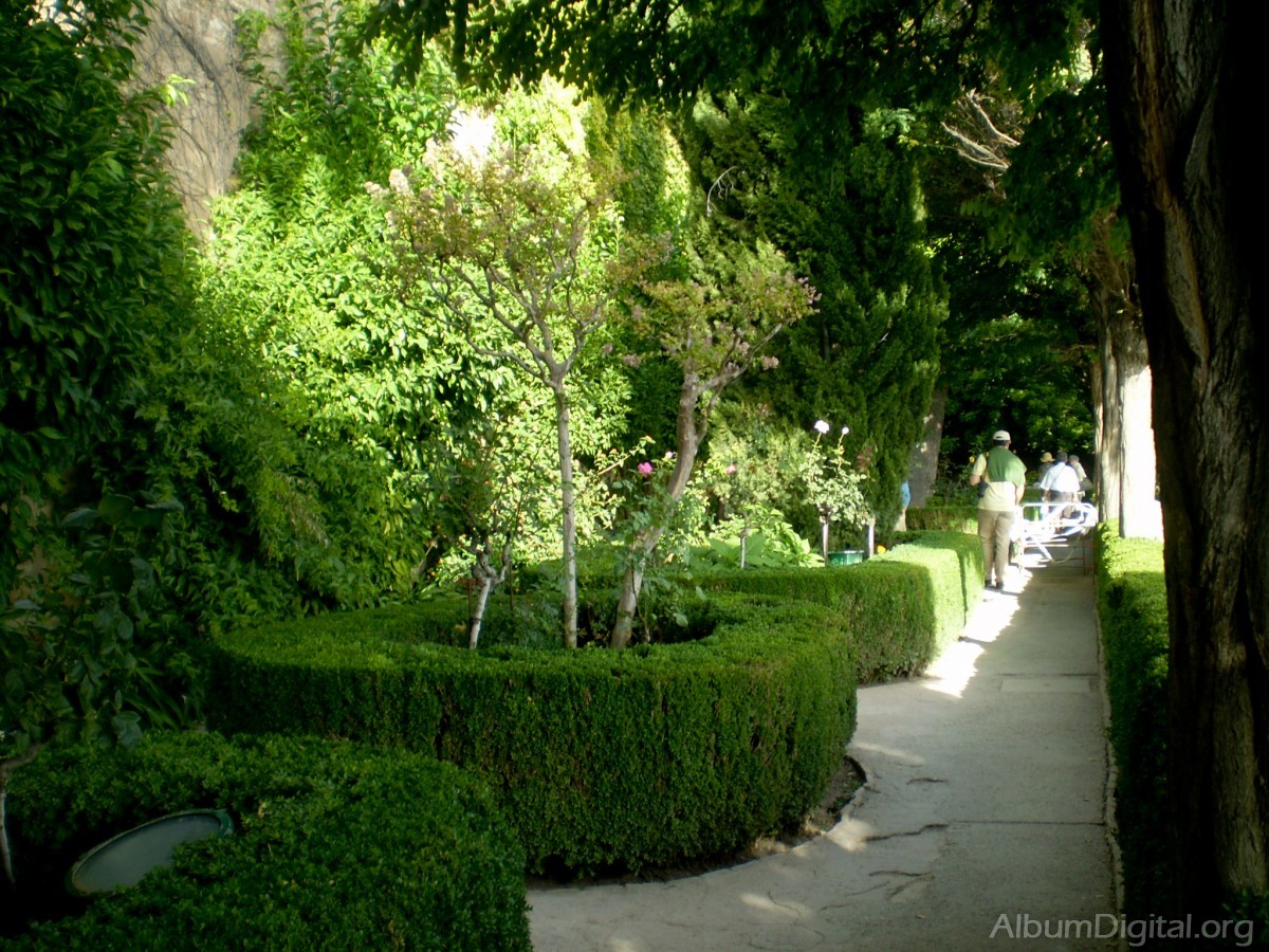 Jardines interior de la Alhambra