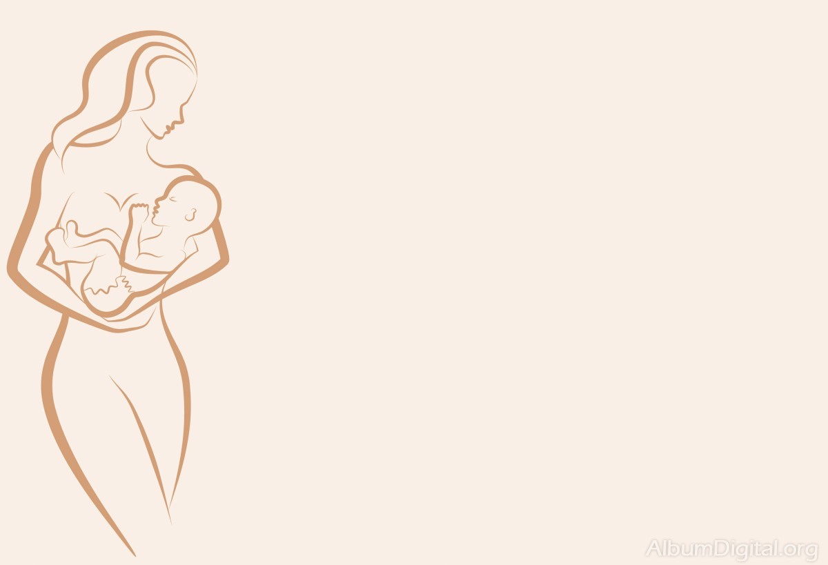 Mam con beb en brazos. Fondo Hofmann de formato classic