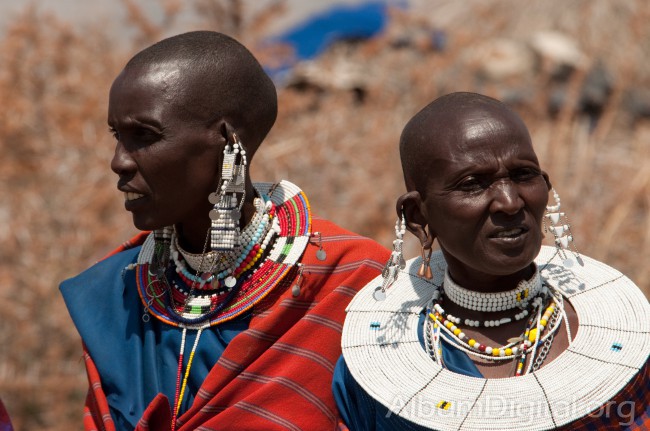 Masais en Ngorongoro